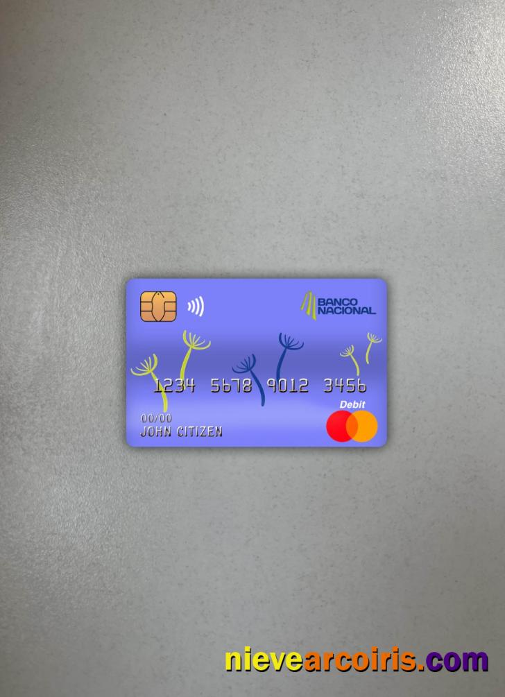 Costa Rica banco nacional bank mastercard photolook